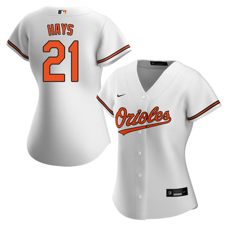 Nike Women #21 Austin Hays Baltimore Orioles Baseball Jerseys Sale-White